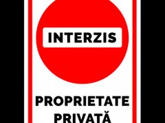 Interzis proprietate privata